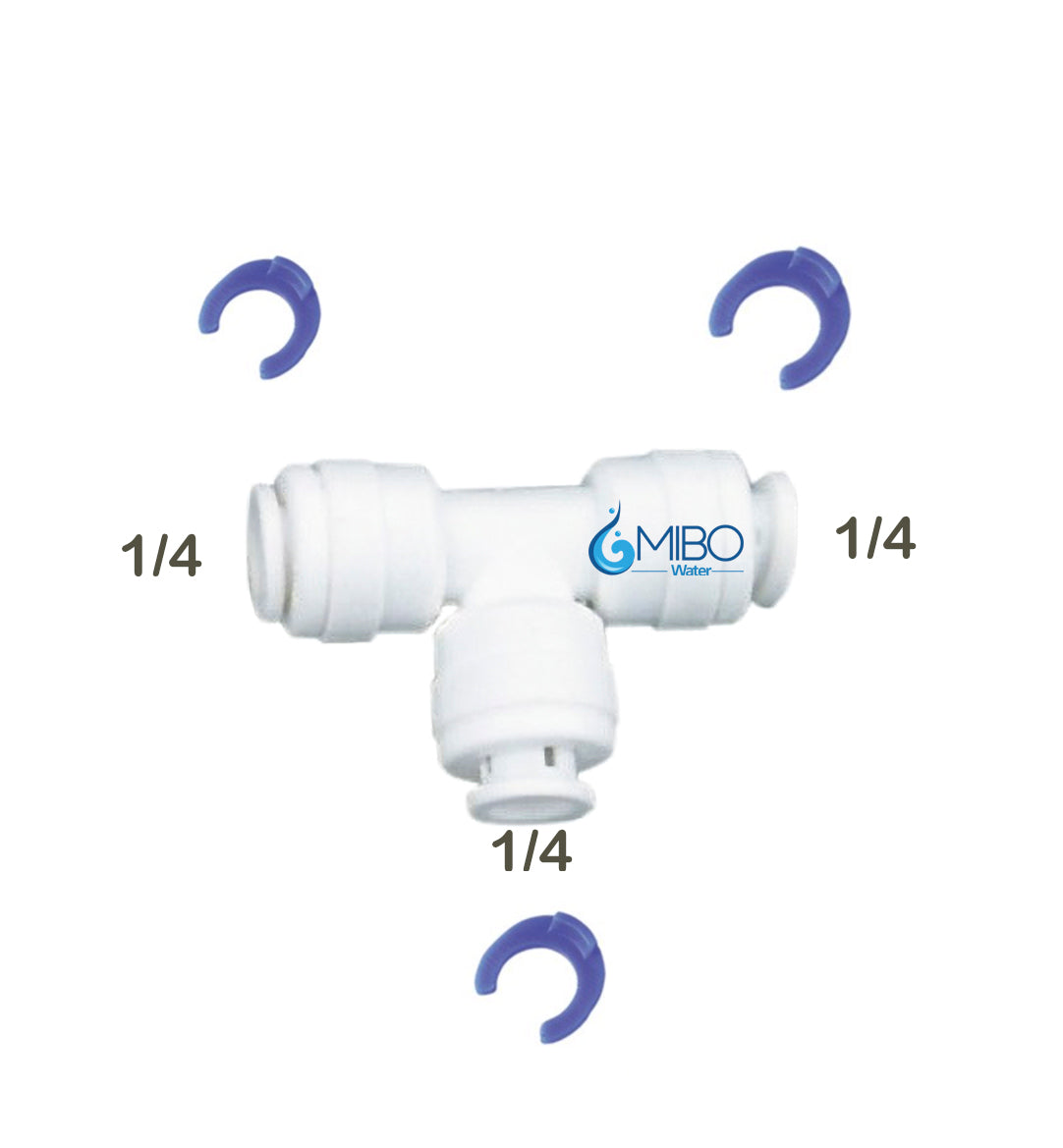Cople 1/4 T Conexión Union Rapida Fitting Osmosis