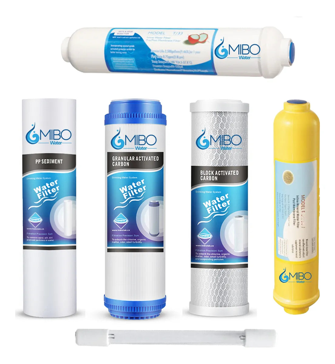 Kit 6 Etapas Uv Mineral 2.5 X 10