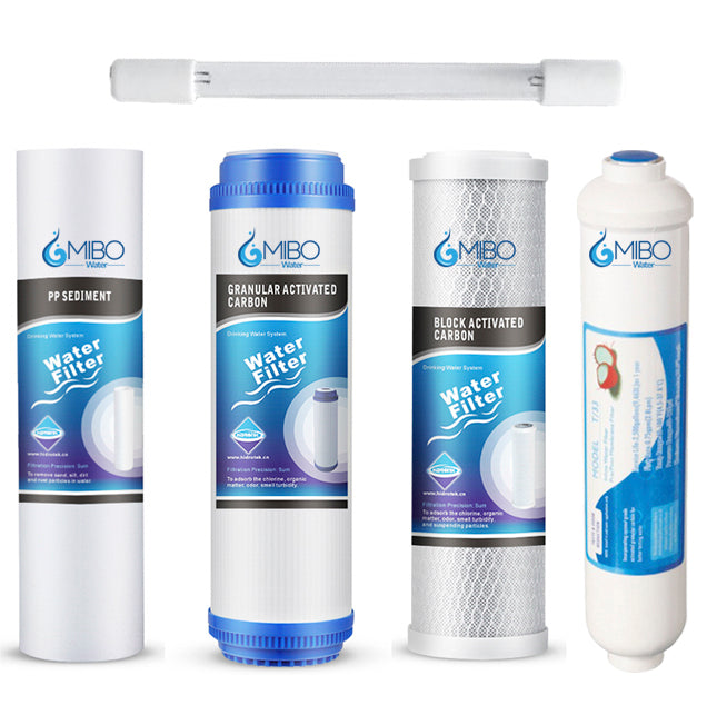 Kit 5 Repuesto Filtros Osmosis Inversa Uv 2.5 X 10