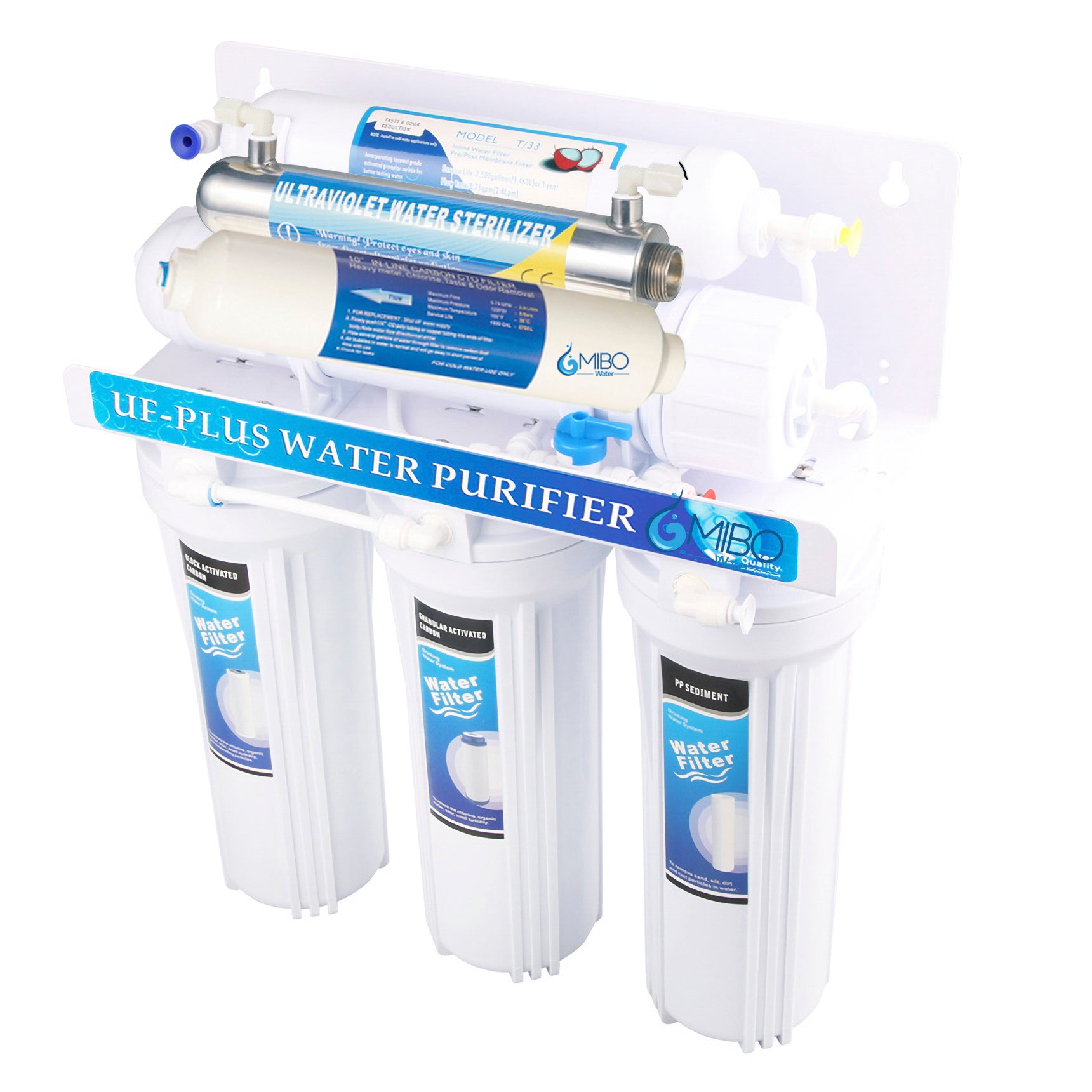 Filtro De Agua Ultrafiltración De 7 Etapas Uv + Alcalino