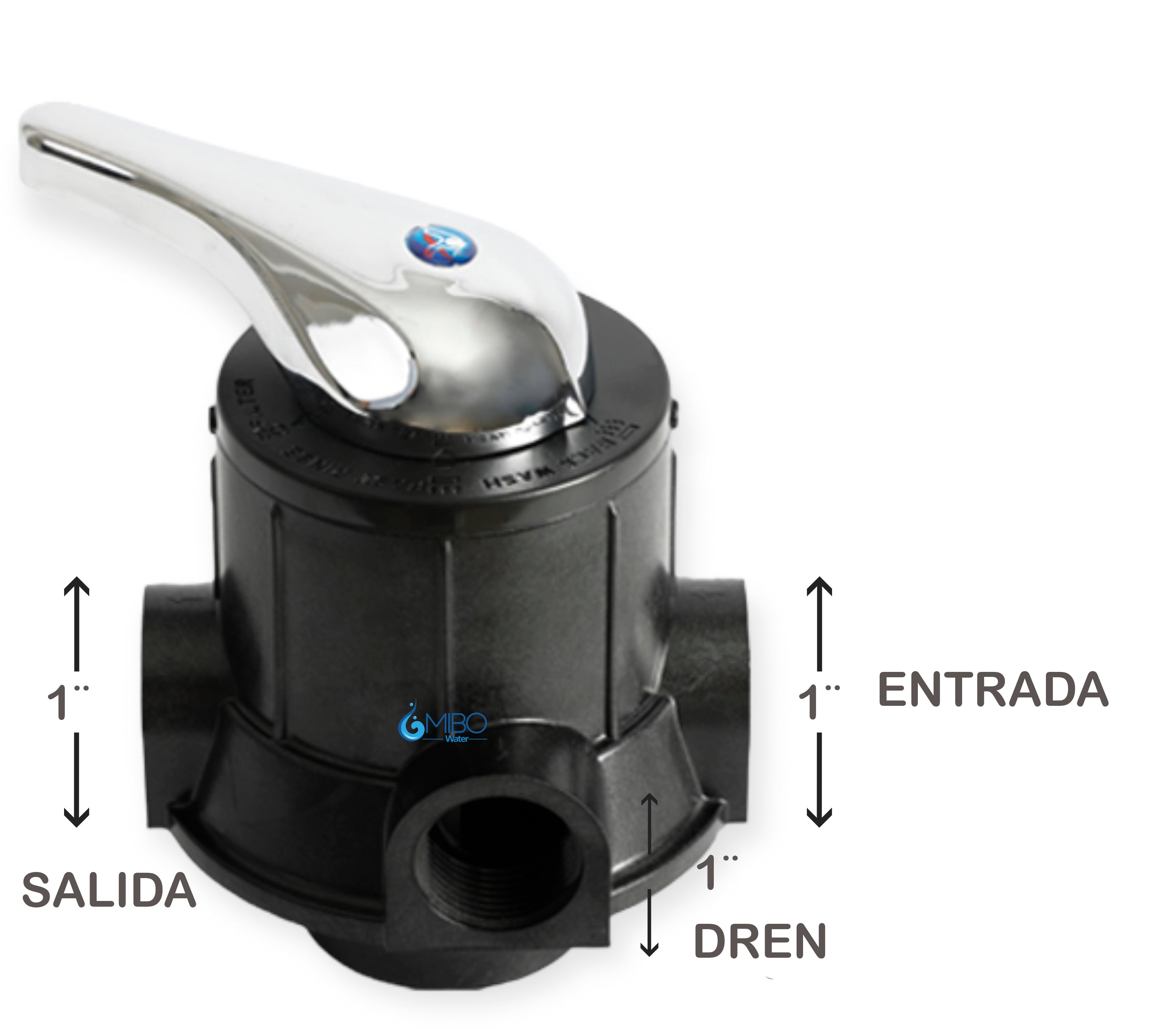 Mibo Water Valvula Manual Para Filtro 1 Pulgada