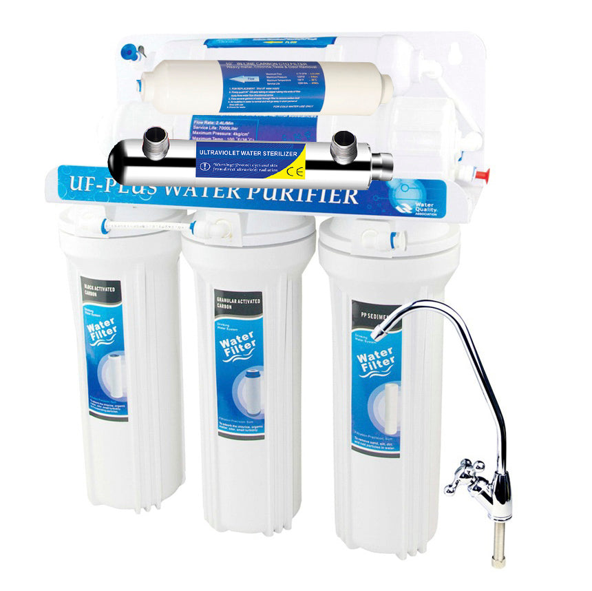 Filtro De Agua Ultrafiltración De 7 Etapas Uv + Alcalino