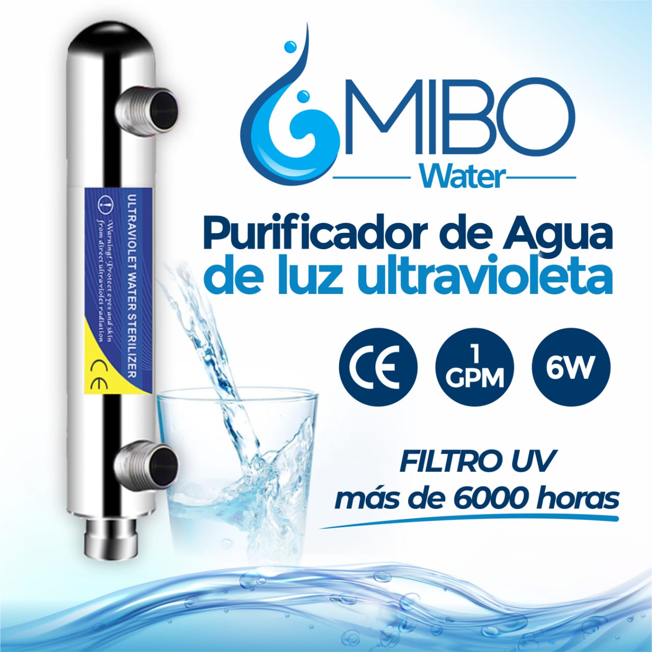 Filtro De Agua Osmosis Inversa 7 Etapas Uv + Alcalino + Kit