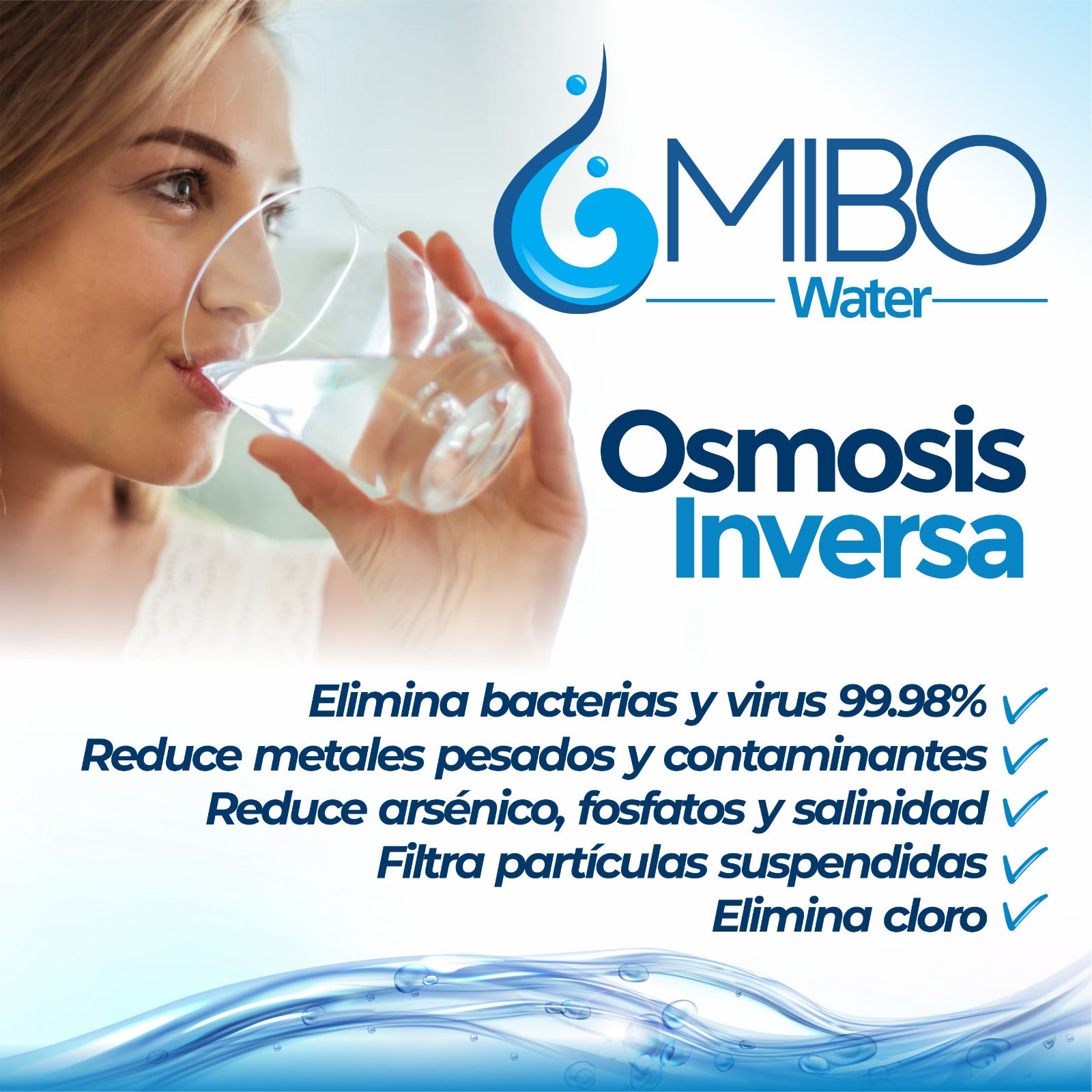 Osmosis Inversa 7 Etapas 100gpd + Uv + Alcalino + Display