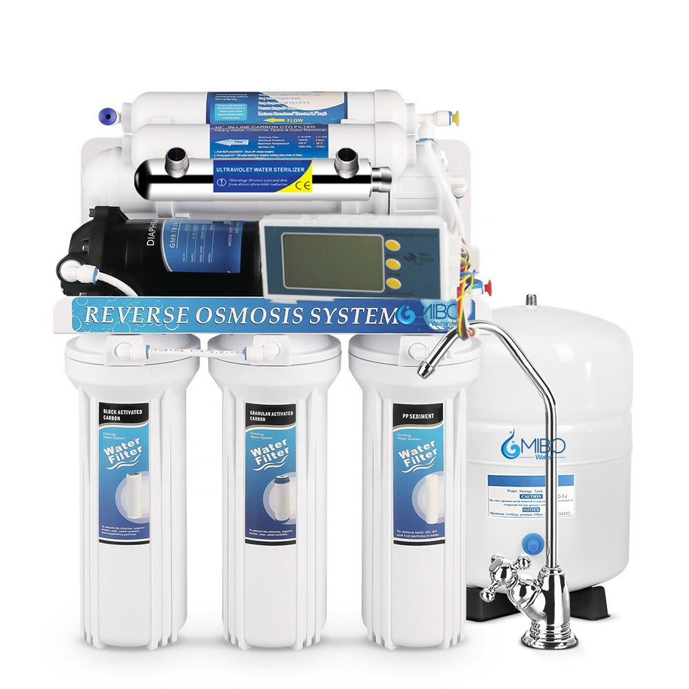 Osmosis Inversa 7 Etapas 100gpd + Uv + Alcalino + Display